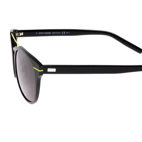 Dior AL13.5 (GR2NR) Black/Brown Sunglasses - Picture 2 of 4